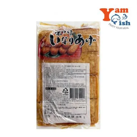 사각 조미유부 900g 40매 대왕유부 초밥재료 일본 유부초밥 유부피