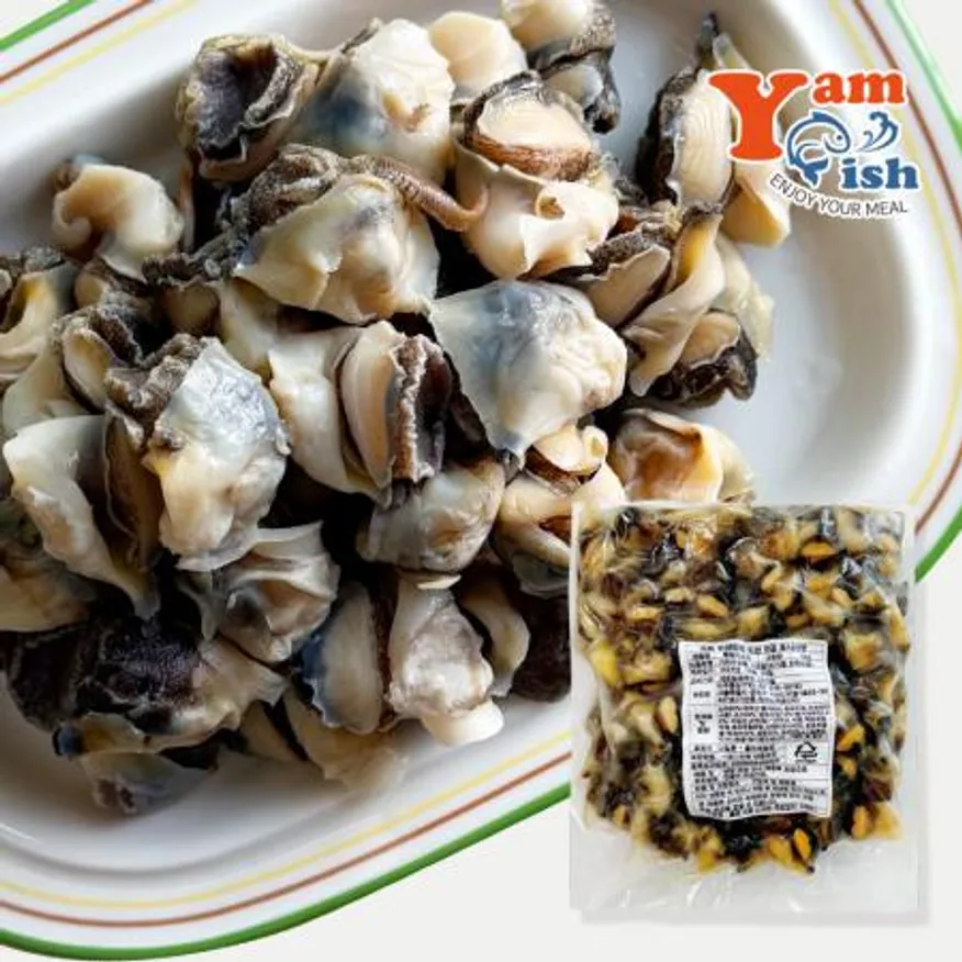 냉동 참소라살 1kg 냉동 조미 통말이소라 통소라 이미지