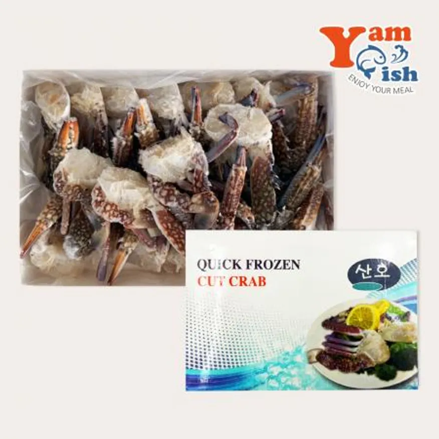 바레인 튀니지 절단 꽃게 2S 500g 살이 꽉 찬 급냉 손질꽃게 해물찜 탕용 이미지