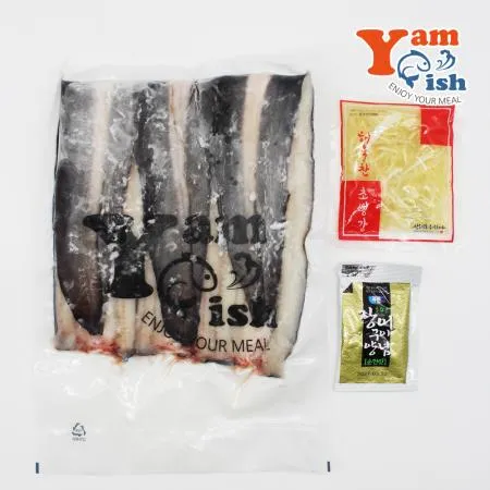 국산 냉동 민물장어 필렛 1kg 3미 손질후 750g + 소스 2팩 채생강 이미지