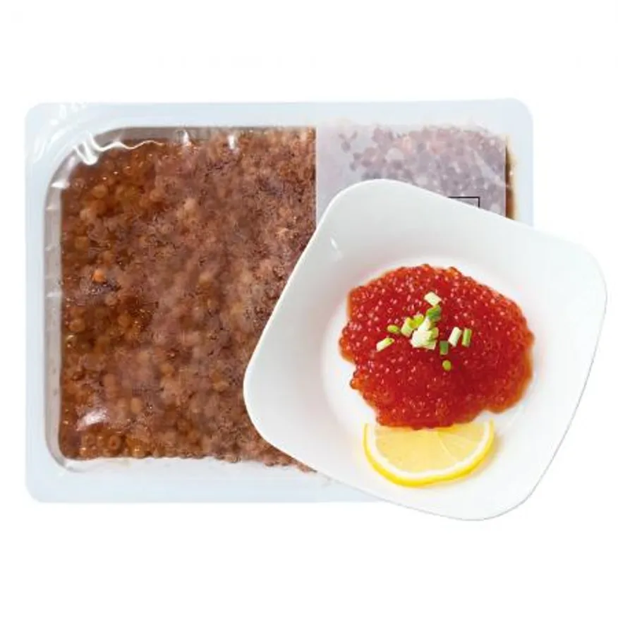 이쿠라 쇼유츠케 500g X 24개 북해도 연어알 간장절임 이꾸라 쇼유즈케 이미지