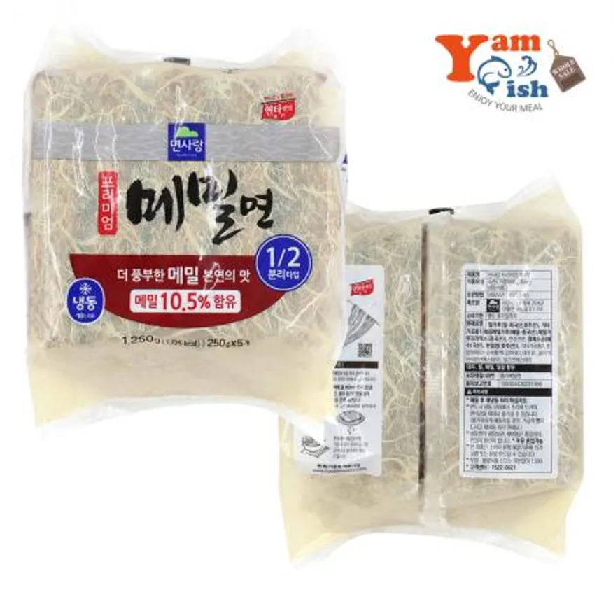 면사랑 프리미엄 메밀면 1.25kg (250g x 5개입) 이미지