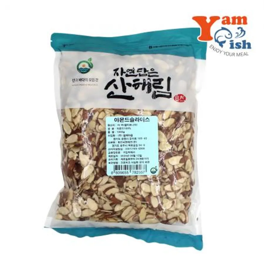 산해림 아몬드 슬라이스 1kg 이미지