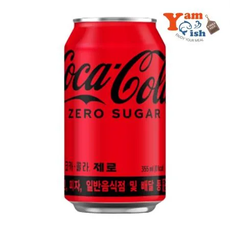 코카콜라 제로 뚱캔 355ml*24개입 이미지