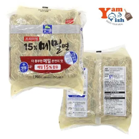 면사랑 프리미엄 메밀면 1.25kg (250g x 5개입) 이미지