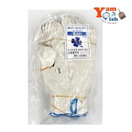 클로버 면장갑 50g 10개입 