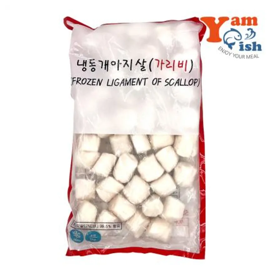 손질 가리비관자 1kg 16/20 페루산 부드러운 횟감용 개아지살 버터구이 이미지