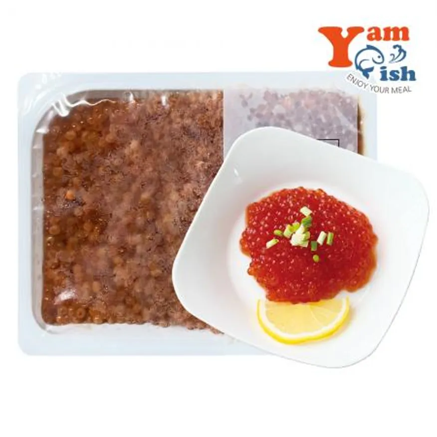 이쿠라 쇼유츠케 500g X 24개 북해도 연어알 간장절임 이꾸라 쇼유즈케 이미지