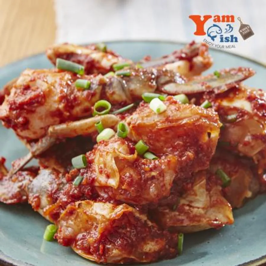 바레인 튀니지 절단 꽃게 500g M 살이 꽉 찬 급냉 손질꽃게 해물찜 탕용 이미지