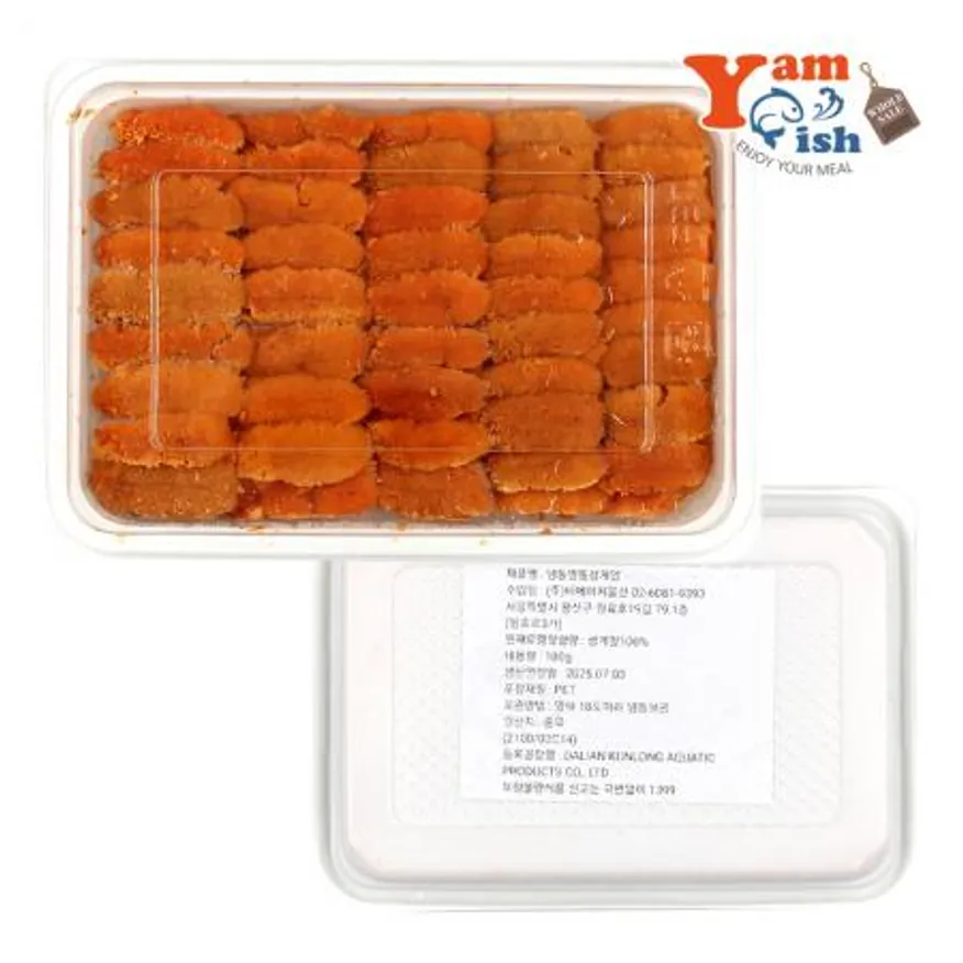 최상급 바훈 우니 성게알 100g X 10개 도시락형 이미지