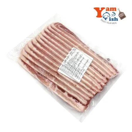 냉동 삼겹살 1kg 7mm 슬라이스 이미지