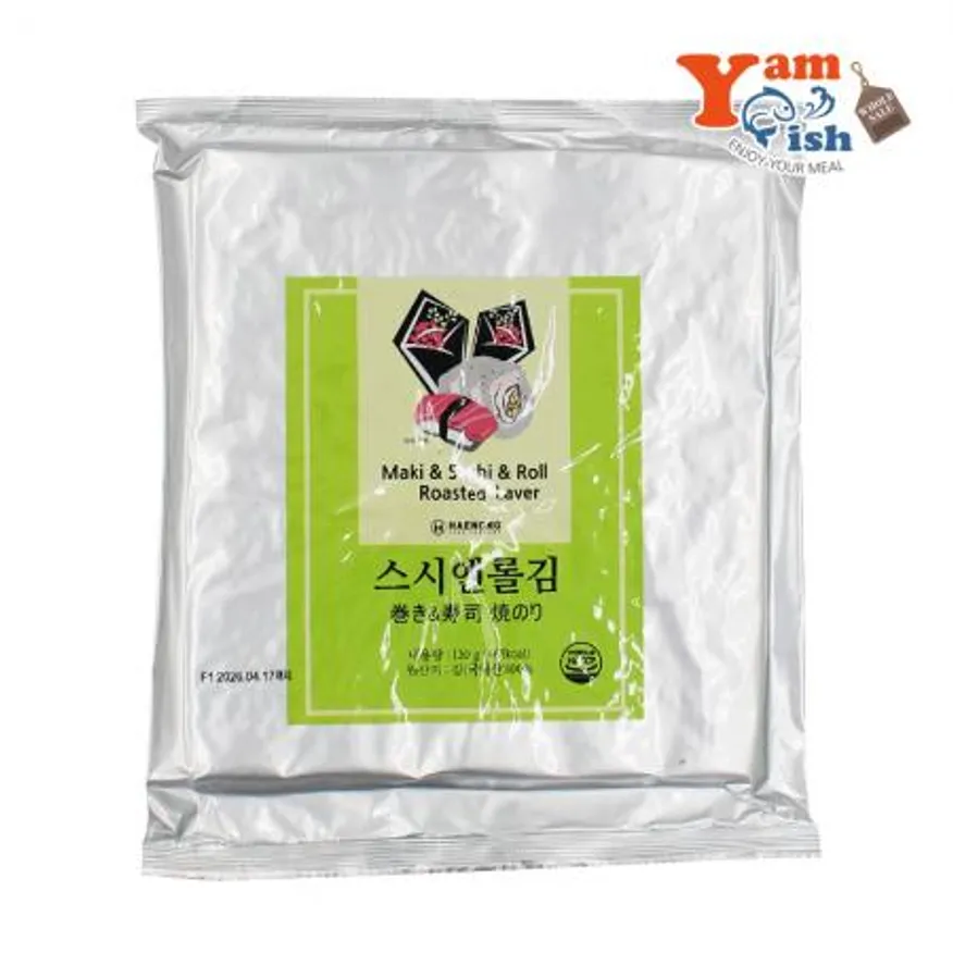 해농 스시앤롤김 130g 50매 일식용 구운김 이미지