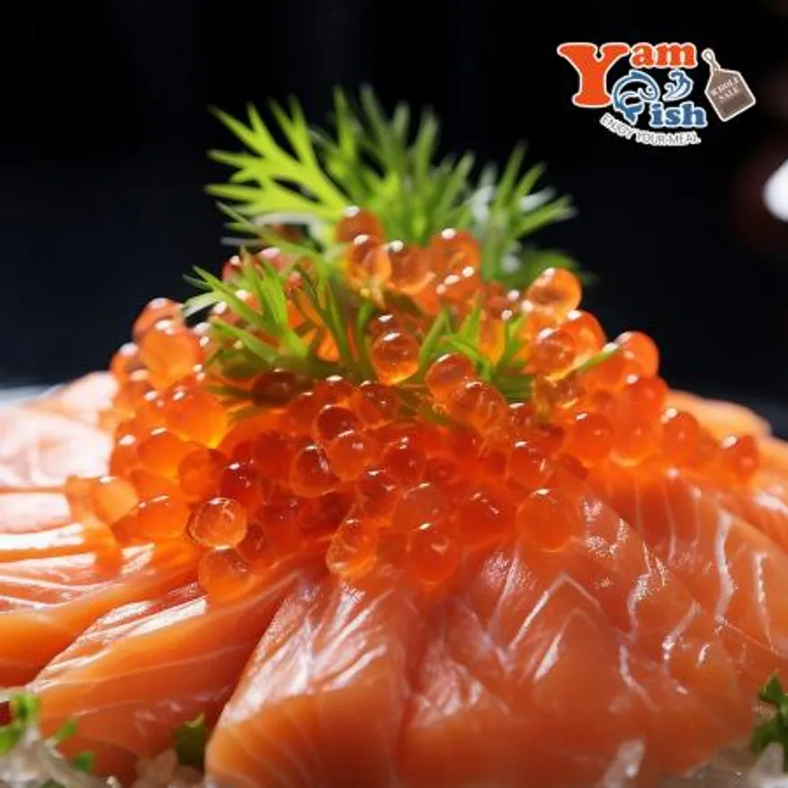 이쿠라 쇼유츠케 500g X 24개 북해도 연어알 고급형 간장절임 이꾸라 쇼유즈케 이미지