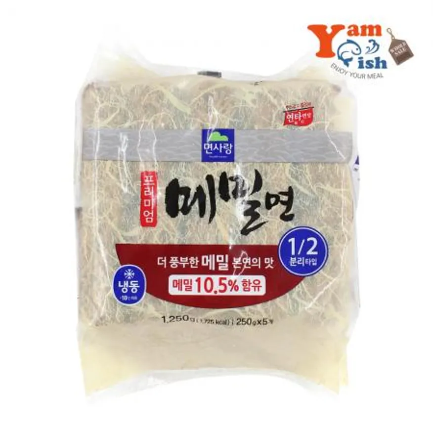 면사랑 프리미엄 메밀면 1.25kg (250g x 5개입) 이미지