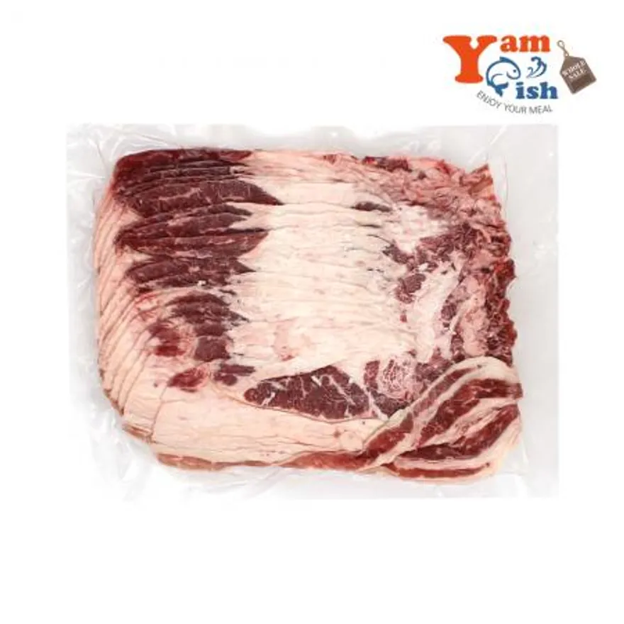 미국산 우삼겹 10kg (1kg X 10팩) 냉동 삼겹양지 구이 이미지