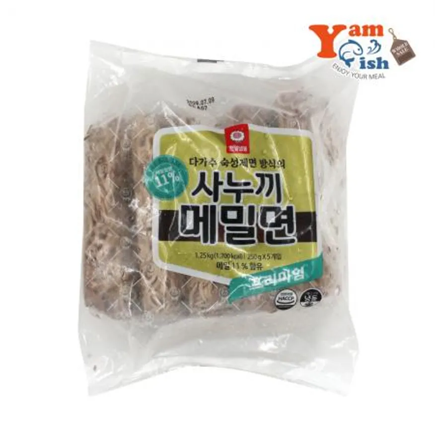 천일 프리미엄 사누끼 메밀면 1.25kg (250g x 5개입) 이미지