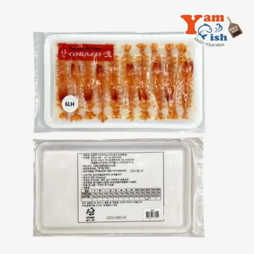 초밥용 새우 6LH 180g 20미 X 20팩 초새우 새우초밥 초밥재료 스시 이미지