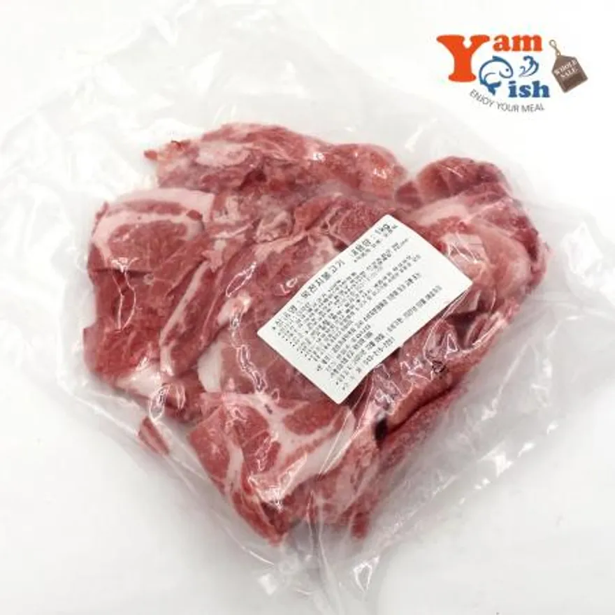 돼지 목전지 불고기 1kg x 10개 왕목살 미국산 이미지