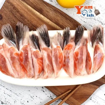 노르웨이 연어배꼽살 1KG 특수부위 15-18미 이미지