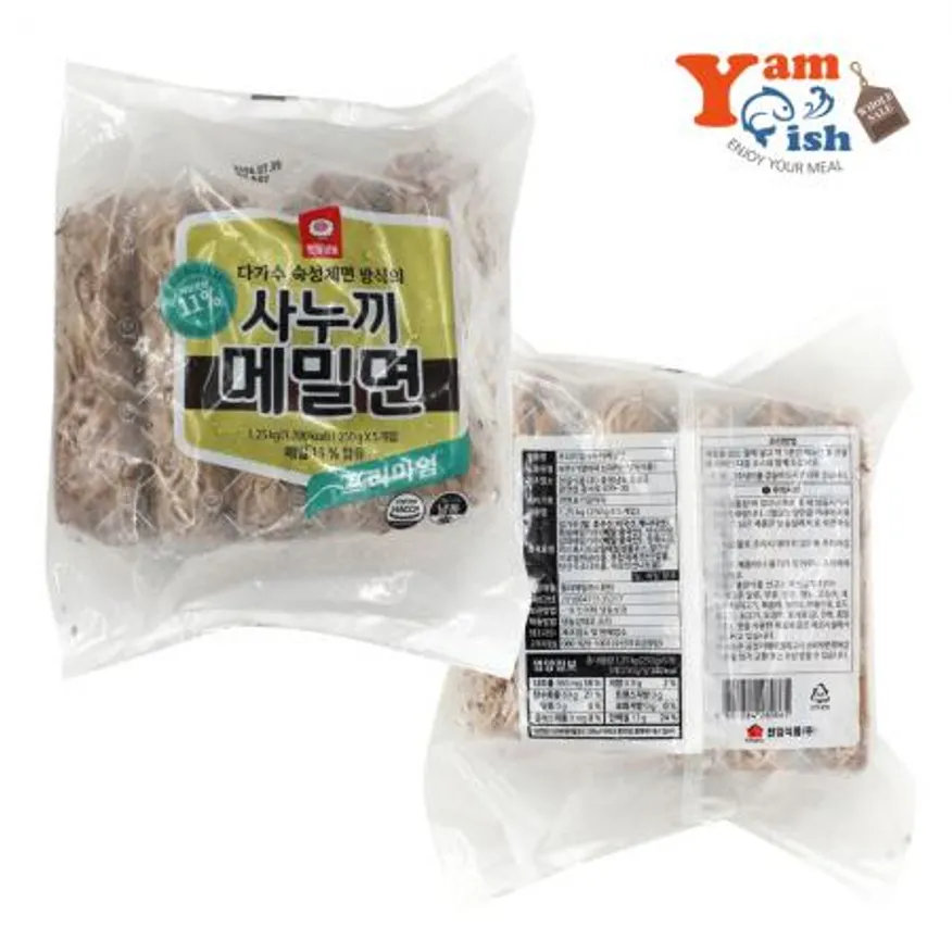천일 프리미엄 사누끼 메밀면 1.25kg (250g x 5개입) 이미지