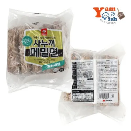 천일 프리미엄 사누끼 메밀면 1.25kg (250g x 5개입) 이미지