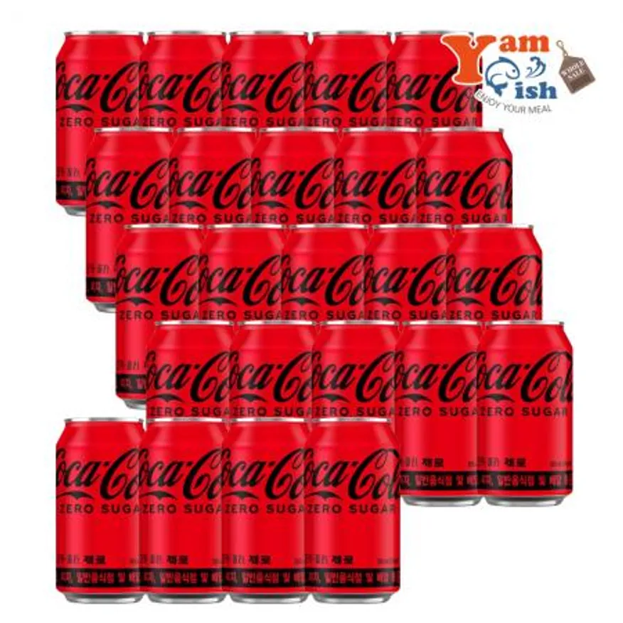 코카콜라 제로 뚱캔 355ml*24개입 이미지