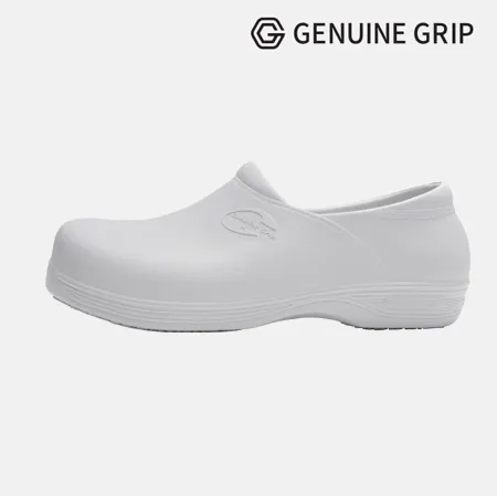 3800 250~255mm 화이트 제뉴인그립 미끄럼방지 조리화 작업화 주방화 방수 식자재 업소용 이미지