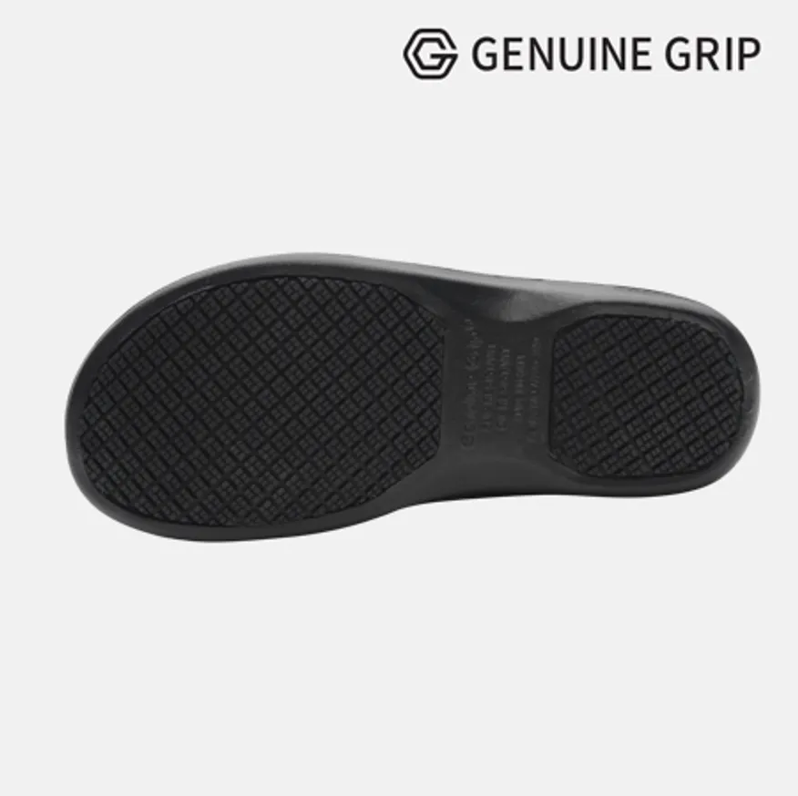 3800 280~285mm 블랙 제뉴인그립 미끄럼방지 조리화 작업화 주방화 방수 식자재 업소용 이미지