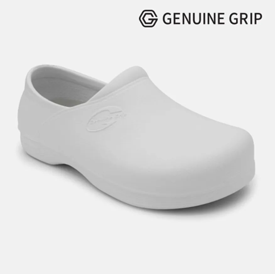 3800 215~220mm 화이트 제뉴인그립 미끄럼방지 조리화 작업화 주방화 방수 식자재 업소용 이미지