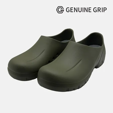 3400 카키 280mm 제뉴인그립 미끄럼방지 조리화 작업화 주방화 방수 식자재 업소용 이미지