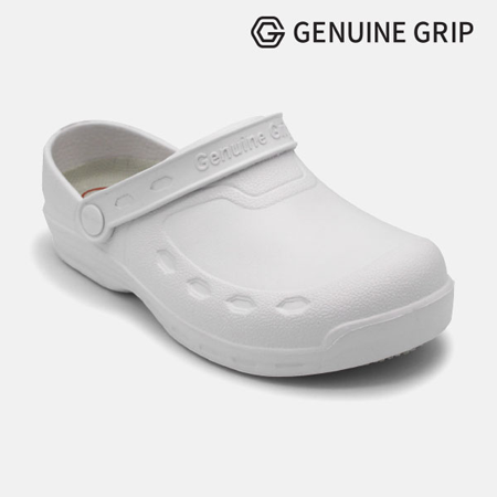 3900 260~265mm 화이트 제뉴인그립 미끄럼방지 조리화 작업화 주방화 방수 식자재 업소용