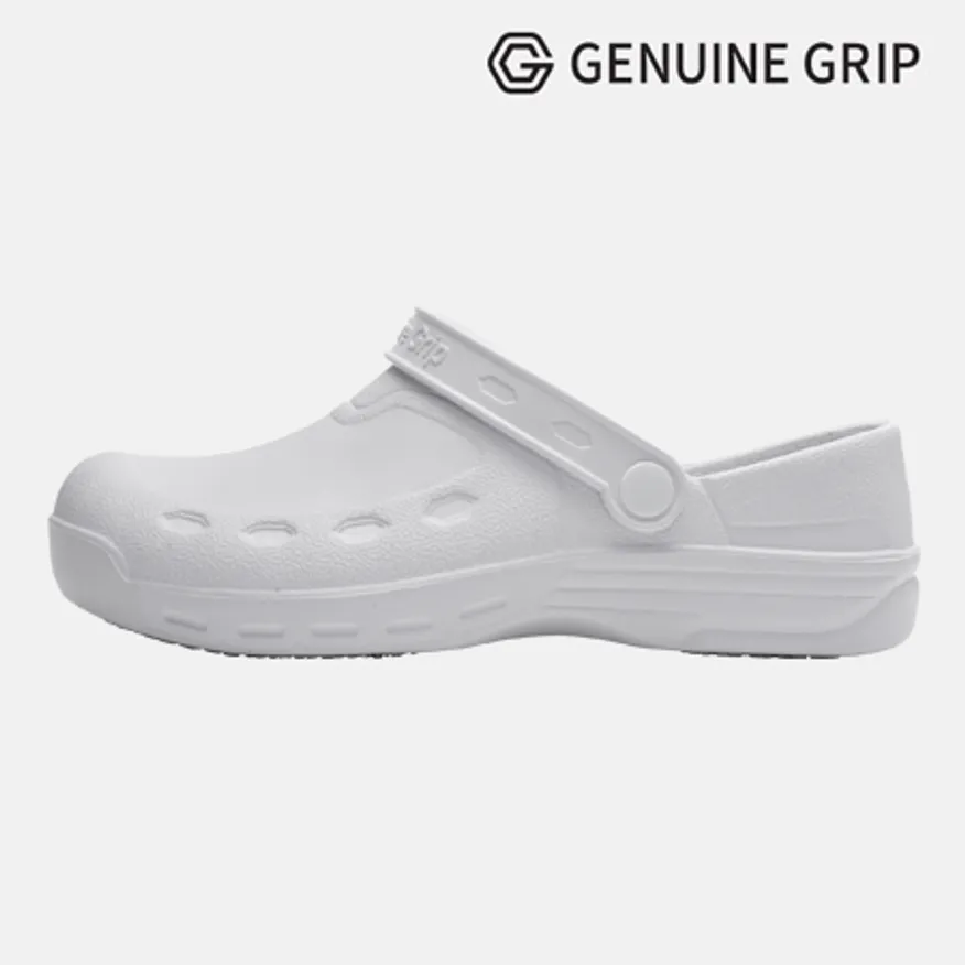 3900 260~265mm 화이트 제뉴인그립 미끄럼방지 조리화 작업화 주방화 방수 식자재 업소용 이미지