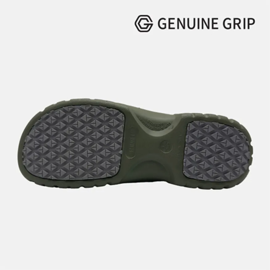 3400 카키 280mm 제뉴인그립 미끄럼방지 조리화 작업화 주방화 방수 식자재 업소용 이미지