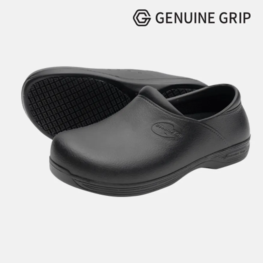 3800 260~265mm 블랙 제뉴인그립 미끄럼방지 조리화 작업화 주방화 방수 식자재 업소용 이미지