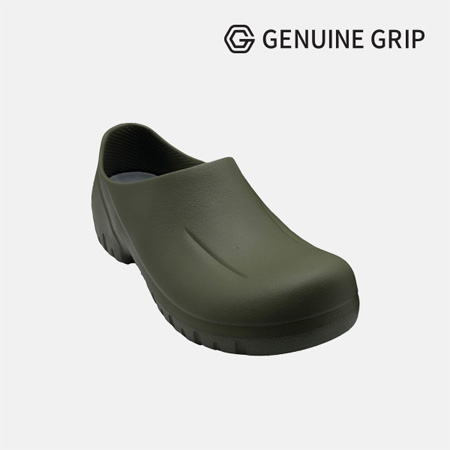 3400 카키 280mm 제뉴인그립 미끄럼방지 조리화 작업화 주방화 방수 식자재 업소용