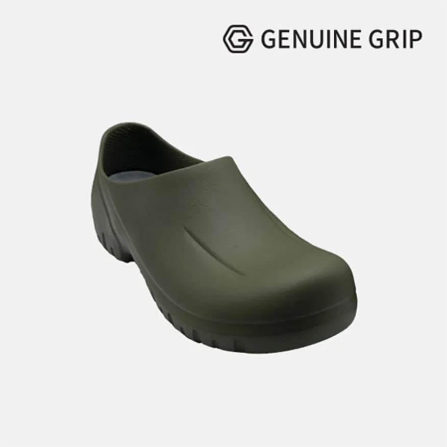 3400 카키 280mm 제뉴인그립 미끄럼방지 조리화 작업화 주방화 방수 식자재 업소용 이미지