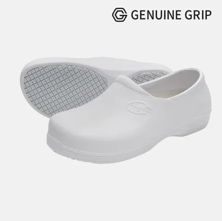 3800 250~255mm 화이트 제뉴인그립 미끄럼방지 조리화 작업화 주방화 방수 식자재 업소용 이미지
