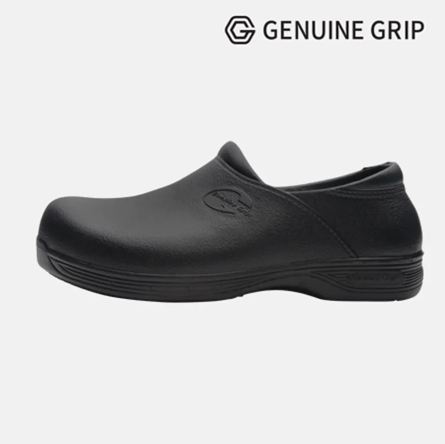 3800 260~265mm 블랙 제뉴인그립 미끄럼방지 조리화 작업화 주방화 방수 식자재 업소용 이미지