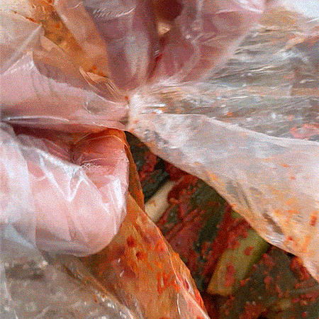 대파김치 10kg 업소용 아이스박스포장
