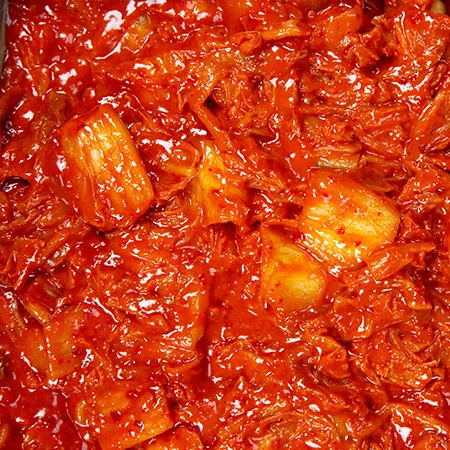 삼제이 볶음김치 10kg 수입산 업소용 종이박스 이미지