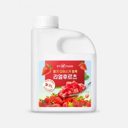 <흥국>리얼후르츠딸기L(1kg/냉동)