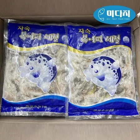국내가공 복어껍질 500g 이미지