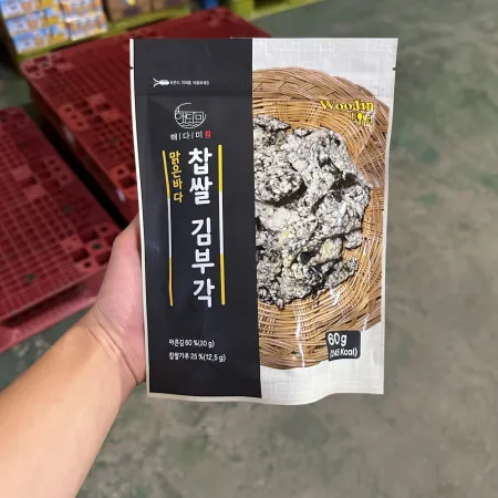 ⭐식봄 특가⭐[국산,지퍼백] 찹쌀김부각 60g 이미지