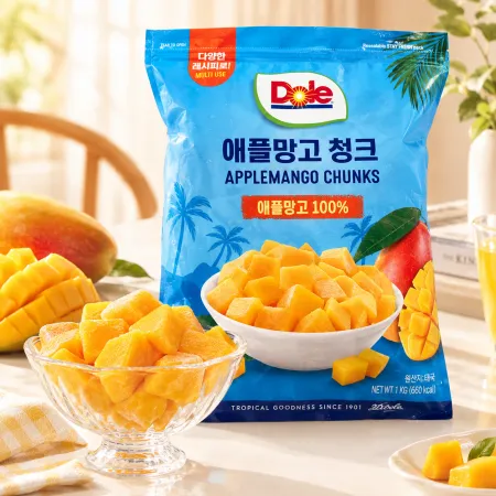 [한정물량 특가] Dole 냉동애플망고1KG