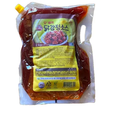 오뚜기 오쉐프 닭강정소스 2kg 스파우트