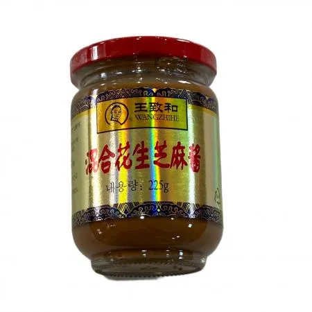 왕즈허 즈마장 땅콩 혼합참깨 소스 225g