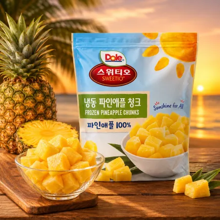 Dole 냉동파인애플 1KG