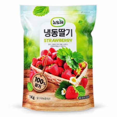 ⭐냉동과일 특가⭐뉴뜨레 냉동딸기 1KG(무가당) 이미지