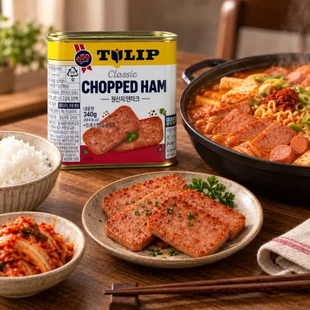 튤립햄 촙트 햄 통조림 340G [스팸,부대찌개,업소용]