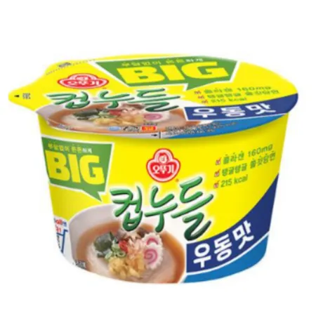 오뚜기 빅컵누들-우동맛 용기 61.5g [61.5g*12]
